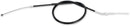 Black Vinyl Clutch Cable Black For Honda XR 250 R 1996-2004
