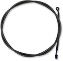 Midnight Braided Clutch Cable  Black For Harley Davidson FLHRS 1450 - 185.5 CM