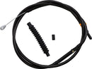 Midnight Braided Clutch Cable  Black For Harley Davidson FLHR 1584 - 185 CM - 38 CM - 43 CM
