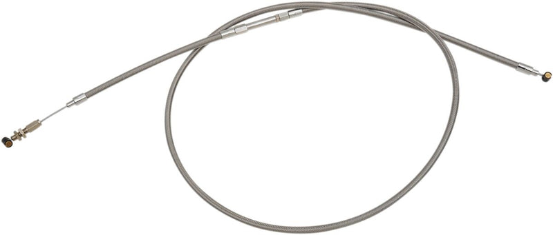 Stainless Steel Clutch Cable For Indian Silver For Indian SCOUT 60 ABS 2016-2024 - Standard