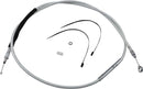 High-Efficiency Braided Sterling Chromite II® Clutch Cable Chrome For Harley Davidson FLDE 1750 ABS - 174.5 CM