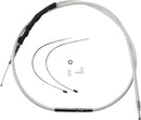 High-Efficiency Braided Sterling Chromite II® Clutch Cable Chrome For Harley Davidson FLD 1690 - 179.5 CM