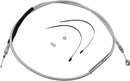 High-Efficiency Braided Sterling Chromite II® Clutch Cable Chrome For Harley Davidson FLD 1690 - 184.5 CM