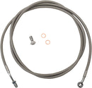 Stainless Steel Braided Clutch Cable Polished For Harley Davidson FLHR 1750 - 38 CM - 43 CM