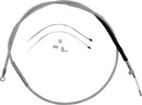 High-Efficiency Braided Sterling Chromite II® Clutch Cable Chrome For Harley Davidson FLD 1690 - 210 CM