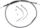 High-Efficiency Black Pearl™ Clutch Cable Black For Harley Davidson FLD 1690 - 210 CM