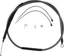 High-Efficiency Polished KARBONFIBR Clutch Cable Carbon Fiber / Silver For Harley Davidson FLD 1690 - 164.5 CM