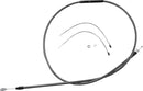High-Efficiency Polished KARBONFIBR Clutch Cable Carbon Fiber / Silver For Harley Davidson FXD 1340 - 174.5 CM