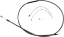 High-Efficiency Polished KARBONFIBR Clutch Cable Carbon Fiber / Silver For Harley Davidson FLHR 1340 - 169.5 CM