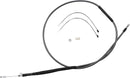 High-Efficiency Polished KARBONFIBR Clutch Cable Carbon Fiber / Silver For Harley Davidson FLHR 1584 - 174.5 CM