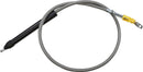 Stainless Steel Braided Clutch Cable Polished For Harley Davidson FLDE 1750 ABS