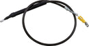 Midnight Braided Clutch Cable  Black For Harley Davidson FLDE 1750 - 30.5 CM - 35.5 CM