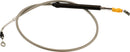 Stainless Steel Braided Clutch Cable Polished For Harley Davidson FLHR 1750 - Standard