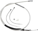 High-Efficiency Braided Sterling Chromite II® Clutch Cable Chrome For Harley Davidson FLHR 1584 - 172 CM