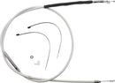 High-Efficiency Braided Sterling Chromite II® Clutch Cable Chrome For Harley Davidson FLHR 1584 - 210 CM