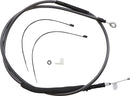 High-Efficiency Black Pearl™ Clutch Cable Black For Harley Davidson FLHR 1584 - 210 CM