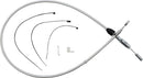 Sterling Chromite II® Quick Connect Upper Clutch Cable Chrome For Harley Davidson FLDE 1750 - 114.5 CM