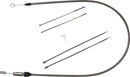 Black Pearl™ Quick Connect Upper Clutch Cable Black For Harley Davidson FLDE 1750 ABS - 86 CM