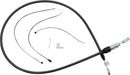 Black Pearl™ Quick Connect Upper Clutch Cable Black For Harley Davidson FLDE 1750 ABS - 106.5 CM