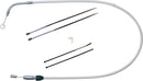 Sterling Chromite II® Quick Connect Upper Clutch Cable Chrome For Harley Davidson FLDE 1750 ABS - 109 CM