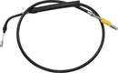 Midnight Braided Clutch Cable  Black For Harley Davidson FLHR 1750 - Standard
