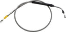Stainless Steel Braided Clutch Cable Polished For Harley Davidson FLHR 1750 ABS 2021-2022