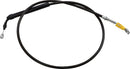 Midnight Braided Clutch Cable  Black For Harley Davidson FLHR 1750 - 45.5 CM - 51 CM