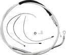 High-Efficiency Braided Sterling Chromite II® Clutch Cable Chrome For Harley Davidson FLH 1868 ABS - 182.5 CM