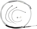High-Efficiency Braided Sterling Chromite II® Clutch Cable Chrome For Harley Davidson FLH 1868 ABS - 192.4 CM