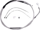 High-Efficiency Polished Stainless Clutch Cable Polished For Harley Davidson FLH 1868 ABS - 172 CM
