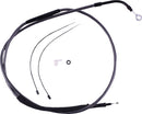 High-Efficiency Polished KARBONFIBR Clutch Cable Carbon Fiber / Silver For Harley Davidson FLH 1868 ABS - 172 CM