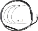 High-Efficiency Polished KARBONFIBR Clutch Cable Carbon Fiber / Silver For Harley Davidson FLH 1868 ABS - 177 CM
