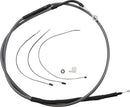 High-Efficiency Polished KARBONFIBR Clutch Cable Carbon Fiber / Silver For Harley Davidson FLH 1868 ABS - 182.5 CM