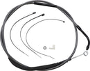 High-Efficiency Polished KARBONFIBR Clutch Cable Carbon Fiber / Silver For Harley Davidson FLH 1868 ABS - 187.5 CM