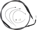 High-Efficiency Polished KARBONFIBR Clutch Cable Carbon Fiber / Silver For Harley Davidson FLH 1868 ABS - 192.4 CM