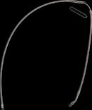 Stainless Steel Clutch Cable For Indian Silver For Indian CHIEF 111 ABS 2014-2021 - Standard
