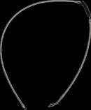 Stainless Steel Clutch Cable For Indian Silver For Indian CHIEF 111 ABS 2014-2021 - +15.2 CM