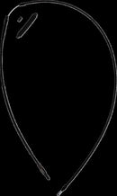 High-Efficiency Stealth Clutch Cable Black For Harley Davidson FLHFB 1868 ABS 2023 - Standard