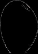 High-Efficiency Black Vinyl Clutch Cable Black For Harley Davidson FLFB 1750 ABS 2018-2020 - +15.2 CM