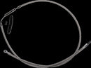High-Efficiency Stainless Steel Clutch Cable Silver For Harley Davidson FLFB 1750 ABS 2018-2020 - +25.4 CM