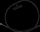 High-Efficiency Stealth Clutch Cable Black For Harley Davidson FLFB 1750 ABS 2018-2020 - Standard