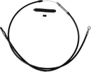 High-Efficiency Black Vinyl Clutch Cable Black For Harley Davidson FLDE 1750 ABS 2018-2020 - +20.3 CM