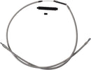 High-Efficiency Stainless Steel Clutch Cable Silver For Harley Davidson FLDE 1750 ABS 2018-2020 - +20.3 CM