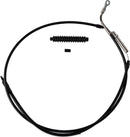 High-Efficiency Black Vinyl Clutch Cable Black For Harley Davidson FLHT 1750 ABS 2021-2022 - +20.3 CM