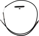 High-Efficiency Black Vinyl Clutch Cable Black For Harley Davidson FLHR 1750 ABS 2021-2022 - +15.2 CM