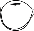 High-Efficiency Black Vinyl Clutch Cable Black For Harley Davidson FLHR 1750 ABS 2021-2022 - +20.3 CM