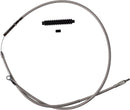 High-Efficiency Stainless Steel Clutch Cable Silver For Harley Davidson FLHR 1750 ABS 2021-2022 - Standard