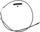 High-Efficiency Stainless Steel Clutch Cable Silver For Harley Davidson FLHR 1750 ABS 2021-2022 - +15.2 CM