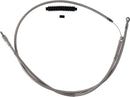 High-Efficiency Stainless Steel Clutch Cable Silver For Harley Davidson FLHR 1750 ABS 2021-2022 - +20.3 CM
