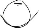 High-Efficiency Black Vinyl Clutch Cable Black For Harley Davidson FLHC 1750 ABS 2018-2022 - +20.3 CM